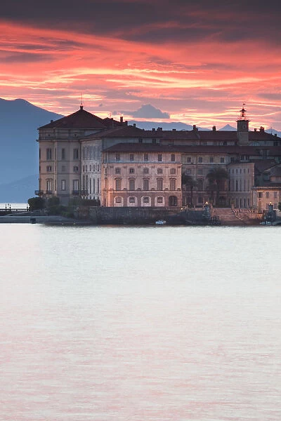 Italy, Piedmont, Lake Maggiore, Stresa, Borromean Islands, Isola Bella, Palazzo Borromeo