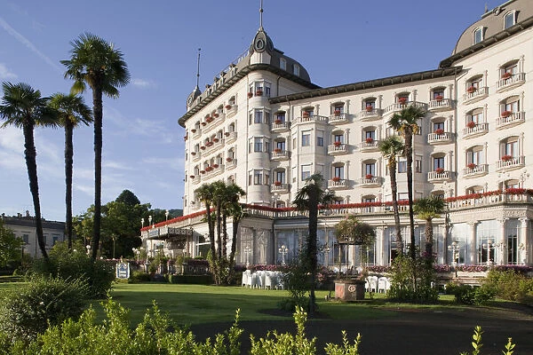 Italy, Piedmont, Lake Maggiore, Stresa, Hotel Regina Palace