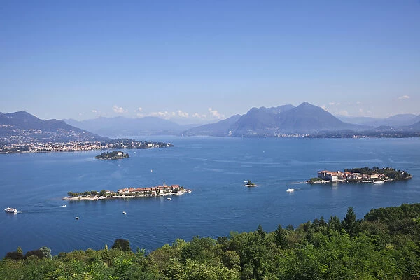 Italy, Piedmont, Lake Maggiore, Stresa, Lake Maggiore and the Borromean Islands