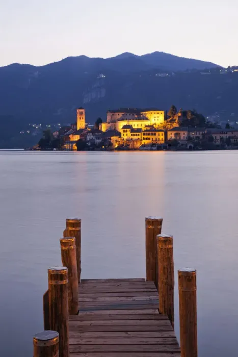 Framed Print : Italy, Piedmont, Lake Orta, San Giulio Island Framed Print : Italy, Piedmont, Lake Orta, San Giulio Island