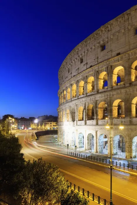 Framed Print : Italy, Rome, Colosseum by night Framed Print : Italy, Rome, Colosseum by night