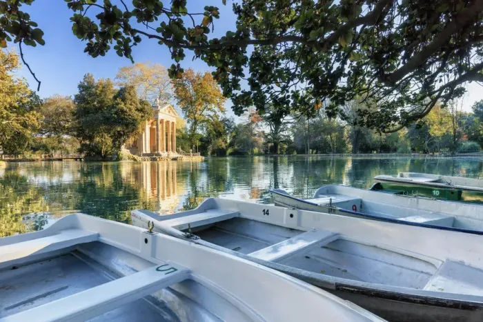 Framed Print : Italy, Rome, Villa Borghese lake