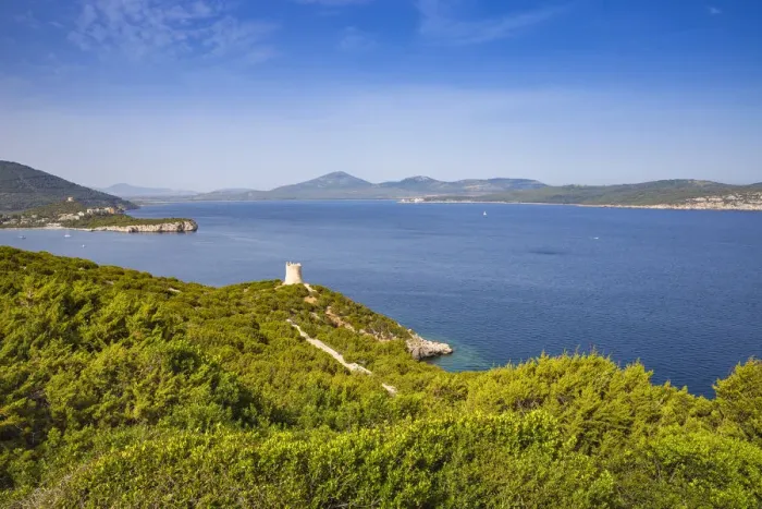 Framed Print : Italy, Sardinia, Alghero, Porto Conte National Park, Capo Caccia Framed Print : Italy, Sardinia, Alghero, Porto Conte National Park, Capo Caccia