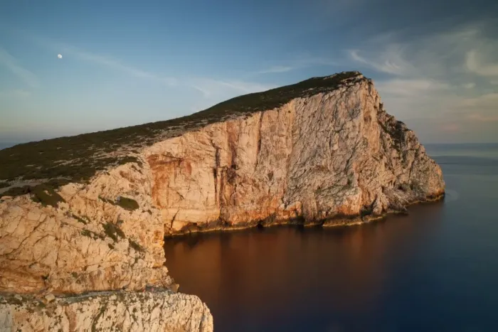 Framed Print : Italy, Sardinia, Capo Caccia in Alghero and its towering cliffs Framed Print : Italy, Sardinia, Capo Caccia in Alghero and its towering cliffs