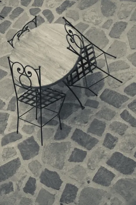 Framed Print : Italy, Sardinia, North Western Sardinia, Castelsardo, cafe tables Framed Print : Italy, Sardinia, North Western Sardinia, Castelsardo, cafe tables