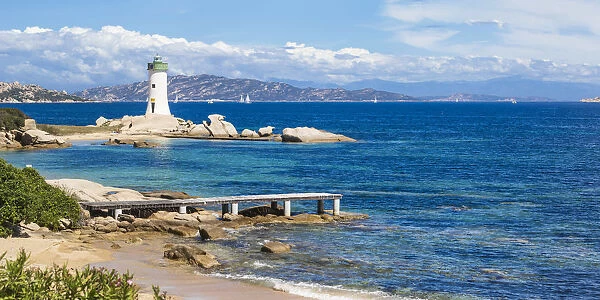 Italy, Sardinia, Palau, Porto Faro Lighthouse