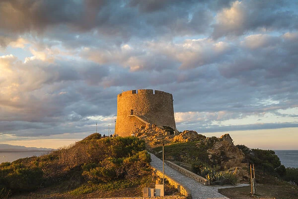 Italy, Sardinia, Santa Teresa Gallura, Longosardo Tower
