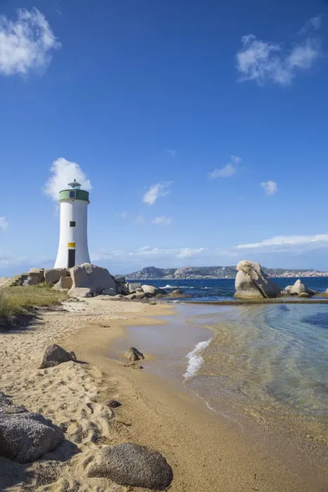 Framed Print : Italy, Sardinia, Sassari Province, Palau, Porto Faro Lighthouse with La Maddalena Framed Print : Italy, Sardinia, Sassari Province, Palau, Porto Faro Lighthouse with La Maddalena