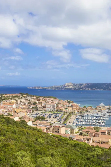 Framed Print : Italy, Sardinia, Sassari Province, Palau, View city and Marina Framed Print : Italy, Sardinia, Sassari Province, Palau, View city and Marina