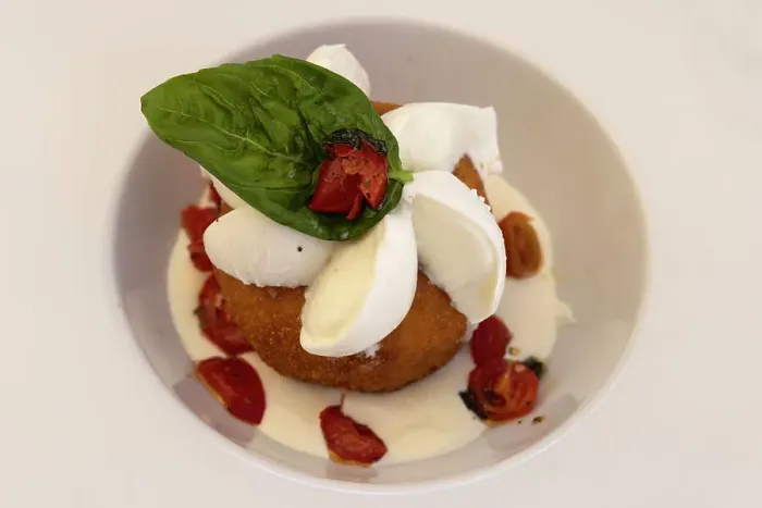 Framed Print : Italy, Sicily, Ragusa, arancini covered in mozzarella cheese Framed Print : Italy, Sicily, Ragusa, arancini covered in mozzarella cheese