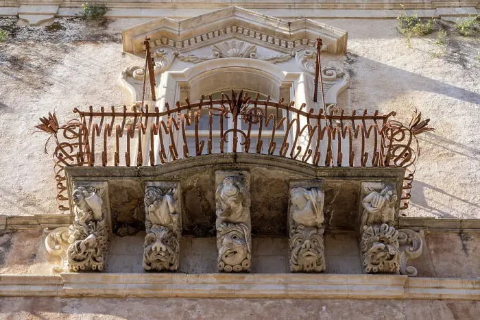 Framed Print : Italy, Sicily, Ragusa, gothic sculptures decorate a window in Ragusa Ibla Framed Print : Italy, Sicily, Ragusa, gothic sculptures decorate a window in Ragusa Ibla