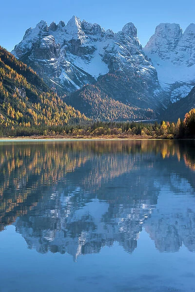 Italy, Trentino-Alto Adige, Dolomites, Lake Durrensee