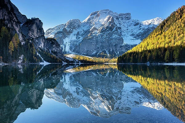 Italy, Trentino-Alto Adige, Dolomites, Lake Braies