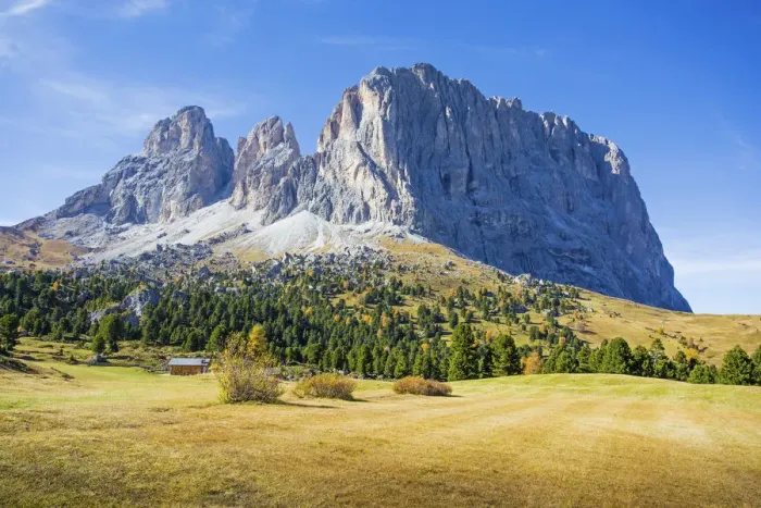 Framed Print : Italy, Trentino Alto Adige, Dolomites Alps, green and yellow landscape Framed Print : Italy, Trentino Alto Adige, Dolomites Alps, green and yellow landscape