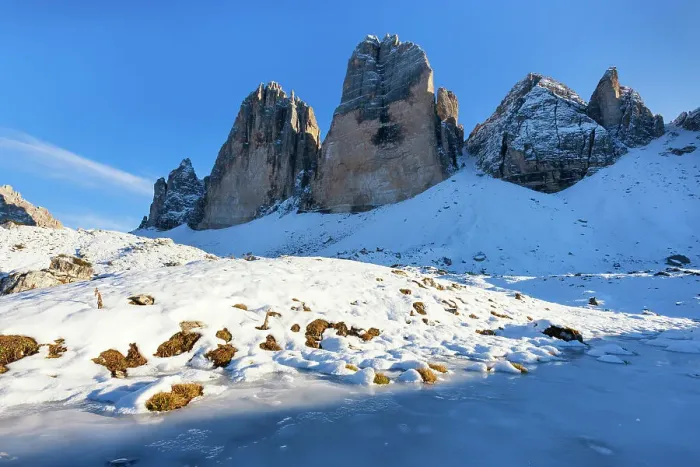 Framed Print : Italy, Trentino-Alto Adige, Dolomites, Three Peaks Framed Print : Italy, Trentino-Alto Adige, Dolomites, Three Peaks