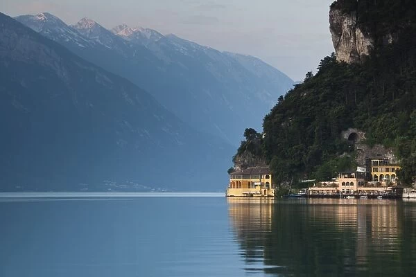 Italy, Trentino-Alto Adige, Lake District, Lake Garda, Riva del Garda, Excelsior Hotel at La Punta
