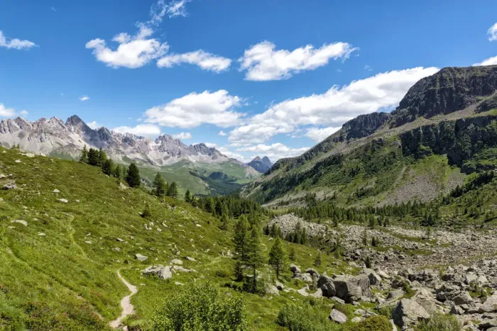 Framed Print : Italy, Trentino Alto Adige, San Pellegrino Pass, the landscape that can be seen