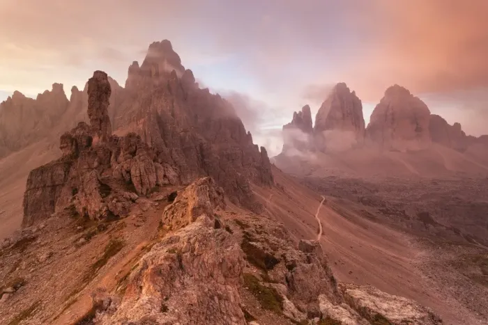 Framed Print : Italy, Trentino Alto Adige, Tre Cime National Park Framed Print : Italy, Trentino Alto Adige, Tre Cime National Park
