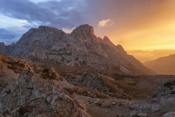 Framed Print : Italy, Trentino Alto Adige, Tre Cime National Park