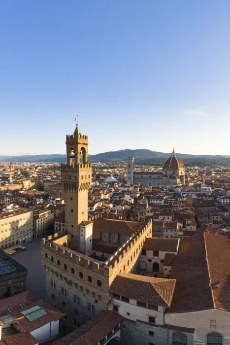 Framed Print : Italy, Tuscany, Florence, Palazzo Vecchio and Santa Maria del Fiore Cathedral Framed Print : Italy, Tuscany, Florence, Palazzo Vecchio and Santa Maria del Fiore Cathedral