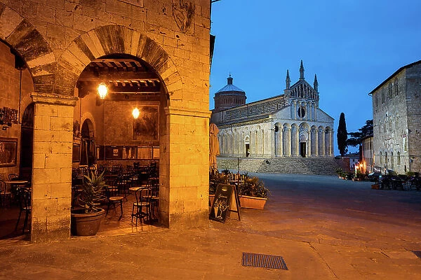 Italy, Tuscany, Massa Marittima town, church