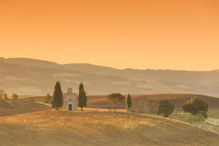 Framed Print : Italy, Tuscany, San Quirico D Orcia, Chapel of Vitaleta Framed Print : Italy, Tuscany, San Quirico D Orcia, Chapel of Vitaleta