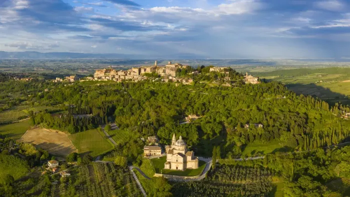 Framed Print : Italy, Tuscany, Siena Province, Montepulciano and Sanctuary San Biagio Framed Print : Italy, Tuscany, Siena Province, Montepulciano and Sanctuary San Biagio