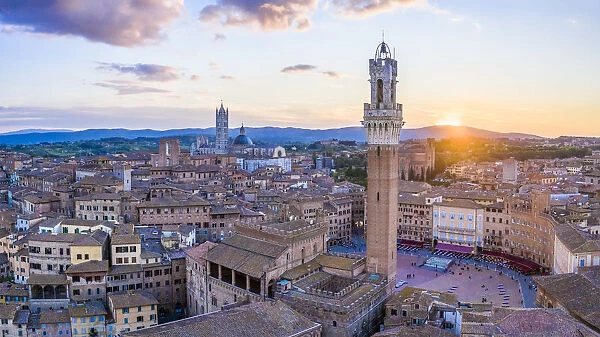 Italy, Tuscany, Siena, (Unesco World Heritage Site)