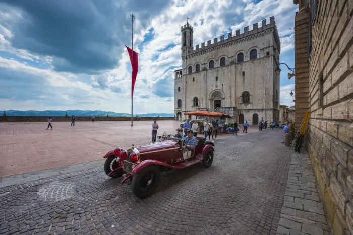 Framed Print : Italy, Umbria, Gubbio, Mille Miglia