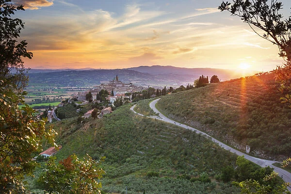 Italy, Umbria, Perugia district, Trevi