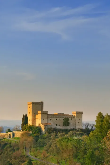 Framed Print : Italy, Umbria, Terni District, Narni. Rocca di Albornoz, view of the castle Framed Print : Italy, Umbria, Terni District, Narni. Rocca di Albornoz, view of the castle