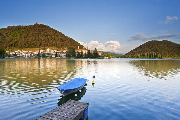 Italy, Umbria, Terni district, Piediluco Lake