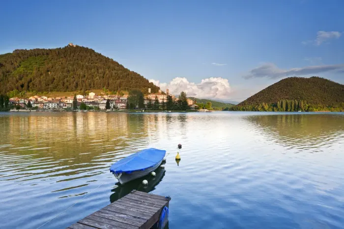Framed Print : Italy, Umbria, Terni district, Piediluco Lake Framed Print : Italy, Umbria, Terni district, Piediluco Lake