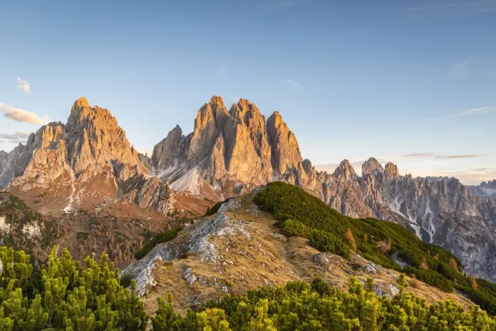 Framed Print : Italy, Veneto, Belluno district, Auronzo di Cadore, the Cadini di Misurina group at sunrise Framed Print : Italy, Veneto, Belluno district, Auronzo di Cadore, the Cadini di Misurina group at sunrise