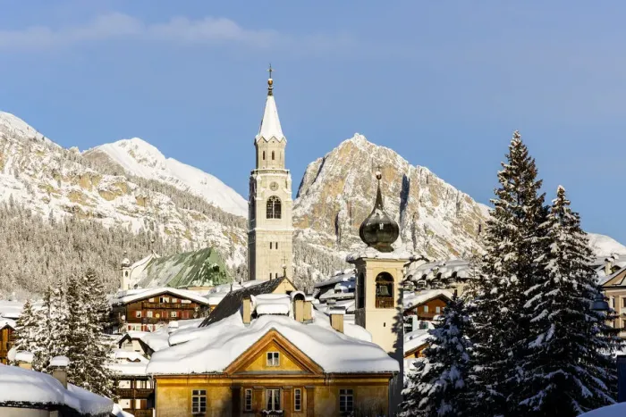 Framed Print : Italy, Veneto, province of Belluno, Boite Valley, the church tower of the Basilica of Cortina Framed Print : Italy, Veneto, province of Belluno, Boite Valley, the church tower of the Basilica of Cortina