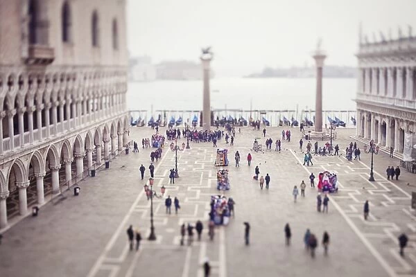 Italy, Veneto, Venezia district, Venice. San Marco Square