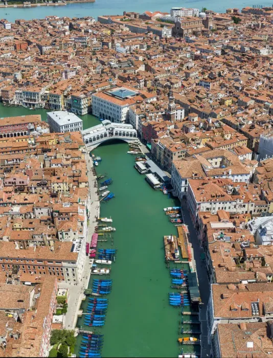 Framed Print : Italy, Veneto, Venice, Aerial view of Grand Canal and Rialto Bridge Framed Print : Italy, Veneto, Venice, Aerial view of Grand Canal and Rialto Bridge