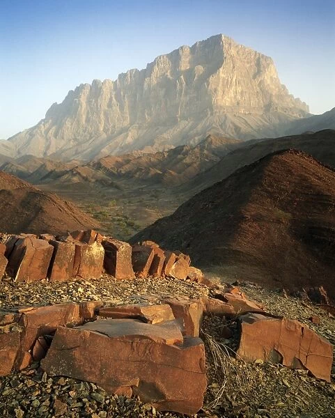 Jabal Misht at dawn