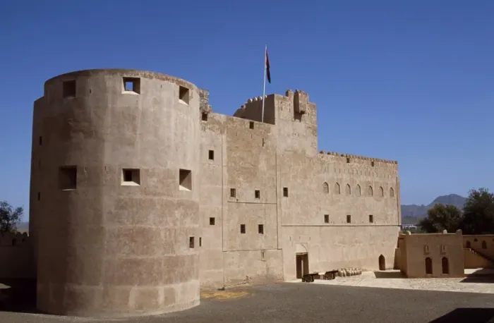 Framed Print : Jabrin Castle is a striking blend of defensive architecture Framed Print : Jabrin Castle is a striking blend of defensive architecture