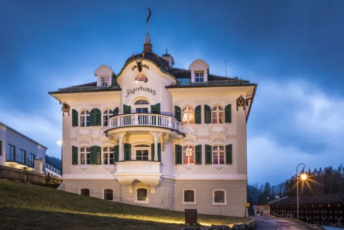 Framed Print : Jaegerhaus at Hohenschwangau Castle in the evening, Schwangau, Allgaeu, Bavaria, Germany Framed Print : Jaegerhaus at Hohenschwangau Castle in the evening, Schwangau, Allgaeu, Bavaria, Germany