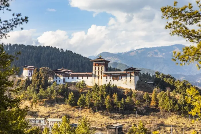 Framed Print : Jakar Dzong, Jakar, Bumthang District, Bhutan Framed Print : Jakar Dzong, Jakar, Bumthang District, Bhutan