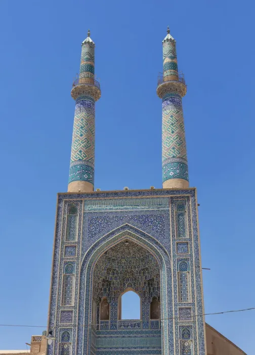 Framed Print : Jame Mosque, Yazd, Yazd Province, Iran