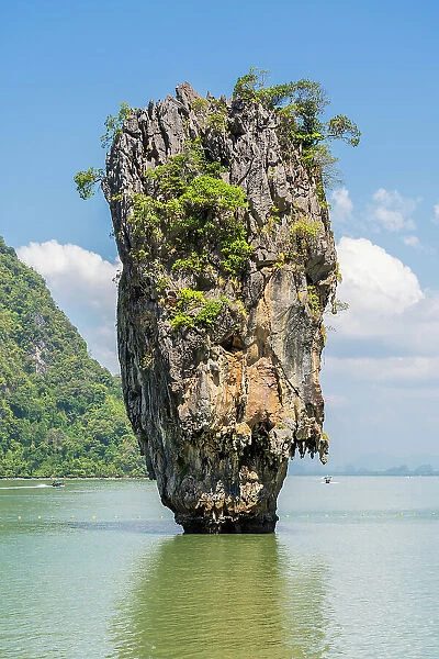 James Bond island also known as Khao Phing Kan, Phang Nga Bay, Ao Phang Nga National Park, Phuket, Thailand