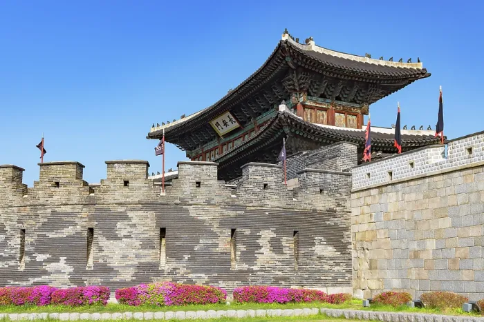 Framed Print : Jangamun Gate of Hwaseong Fortress (UNESCO World Heritage Site), Suwon, Gyeonggi Province, South Korea