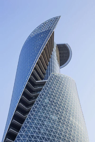 Japan, Honshu, Aichi, Nagoya, Mode Gakuen Spiral Tower Building