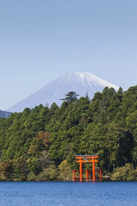 Framed Print : Japan, Honshu, Fuji-Hakone-Izu National Park, Lake Ashinoko and Mt. Fuji Framed Print : Japan, Honshu, Fuji-Hakone-Izu National Park, Lake Ashinoko and Mt. Fuji