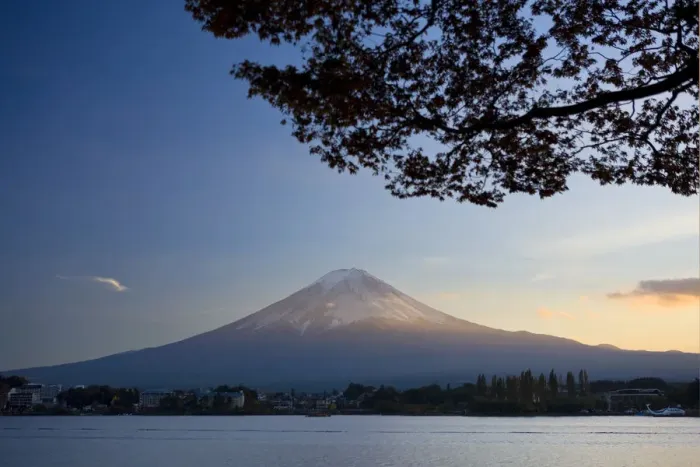 Framed Print : Japan, Honshu Island, Kawaguchi Ko Lake, Mt. Fuji and Maple Trees Framed Print : Japan, Honshu Island, Kawaguchi Ko Lake, Mt. Fuji and Maple Trees
