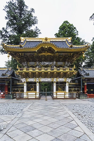 Japan, Honshu, Tochigi Prefecture, Nikko, Toshogu Shrine, Yomeimon Gate