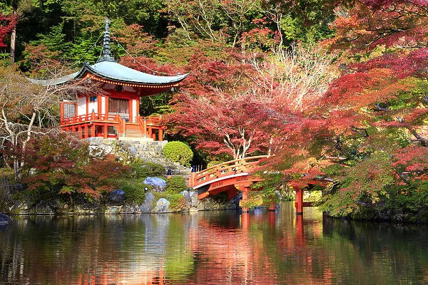 Japan, Kyoto, Daigo-ji Temple (UNESCO Site), Pagoda