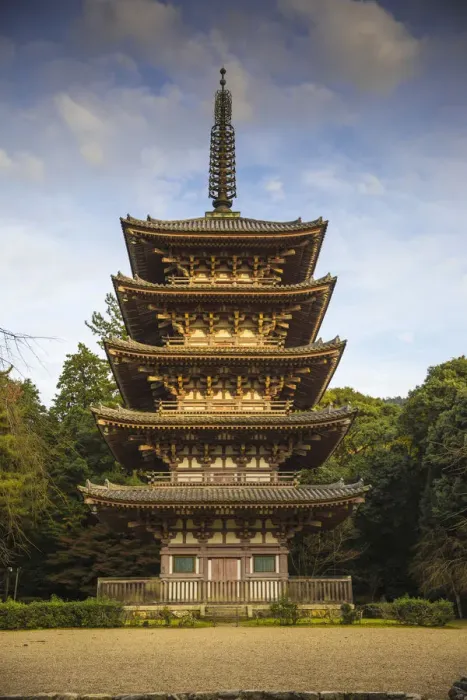 Framed Print : Japan, Kyoto, Daigoji Temple, Goju-no-to pagoda